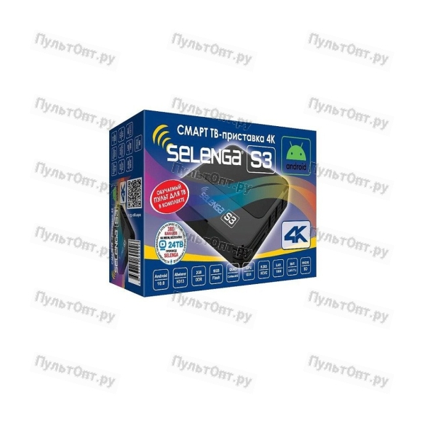 СМАРТ ТВ-приставка 4К Selenga S3 (1/20)
