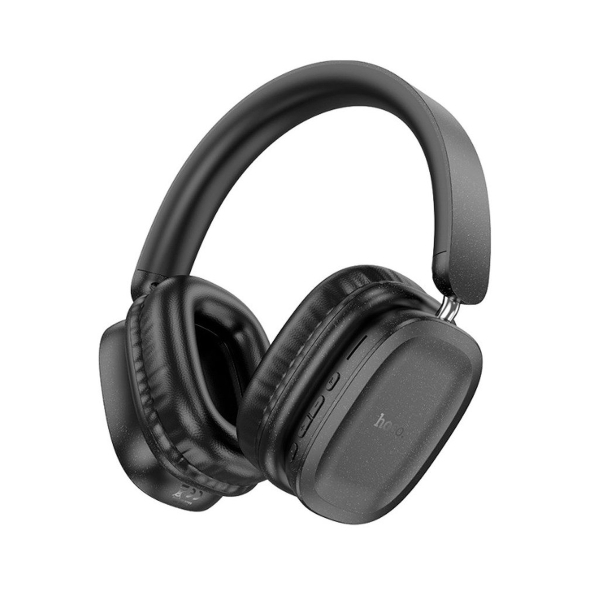 Наушники полноразмерные Hoco W51 Delightful, bluetooth 5.3, AUX, 400mAh, цвет: чёрный (1/40)