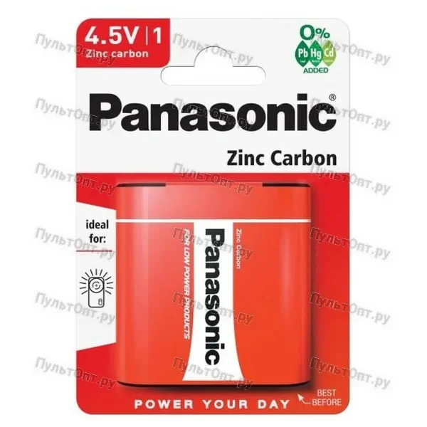 Эл. пит. сол. Panasonic 4.5V (12/48)