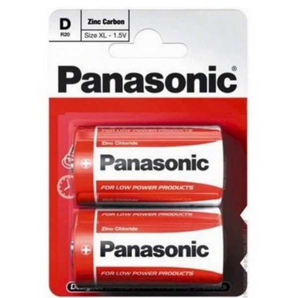 Эл. пит. D сол. BL2 Panasonic Zinc Carbon (24)