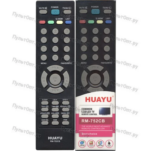 Универсальный пульт Huayu для LG RM-752CB