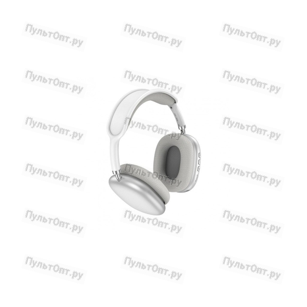 Наушники полноразмерные Borofone BO22 Plus Elegant, беспроводные, bluetooth 5.4, AUX, цвет: серебрян