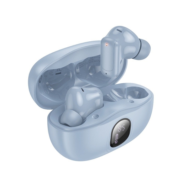 Наушники внутриканальные Borofone FQ4 Lighten ANC, пластик, микрофон, bluetooth 5.4, цвет: синий (1/