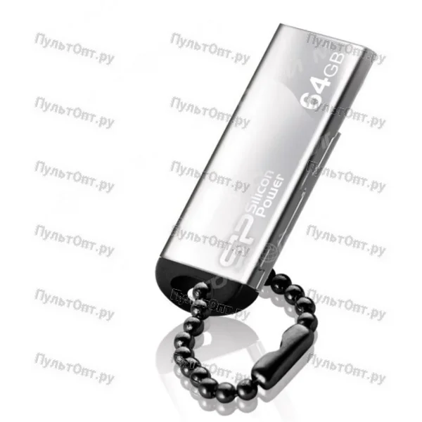 USB 64GB Silicon Power Touch 830 водонепроницаемая серебро
