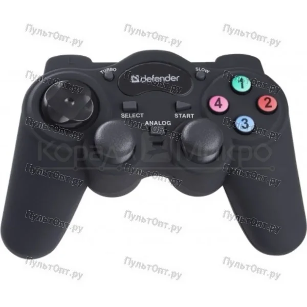 Геймпад Defender Game Racer Turbo RS3, 12кн, USB/PS