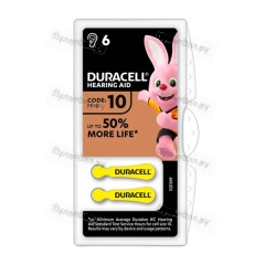 Батарейка Duracell ACTIVAIR ZA10 BL6 Zinc Air 1.45V (6/60/600)