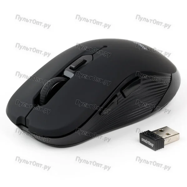 Мышь Smartbuy ONE 200AG, черная, беспроводная