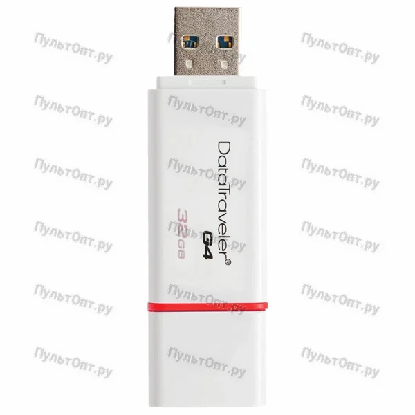 USB 3.0 32GB Kingston DTIG4 белый/красный
