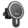 Держатель Hoco CA85 Ultra-fast magnetic wireless charging car holder (черный)