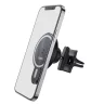 Держатель Hoco CA85 Ultra-fast magnetic wireless charging car holder (черный)