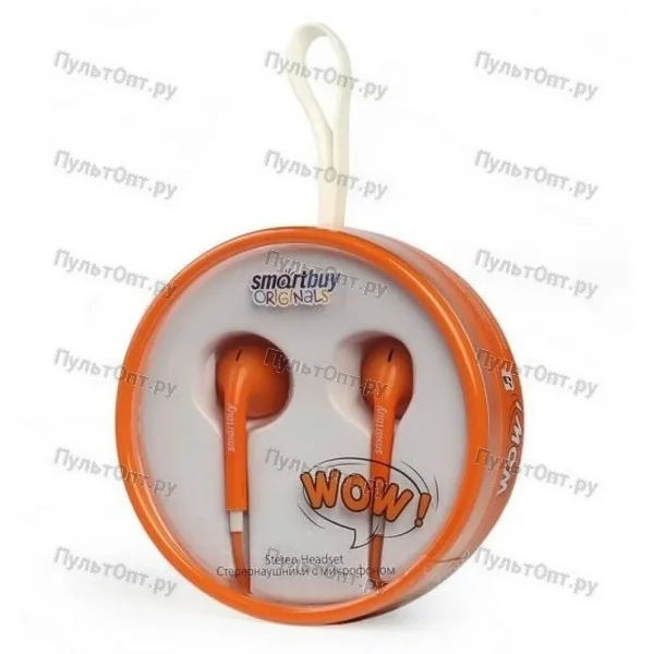 Гарнитура Smartbuy SBH-840 WOW, оранжевая (1/240)
