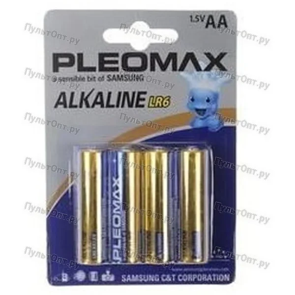 Эл. пит. AA alkaline BL04 Samsung Pleomax Economy (40)