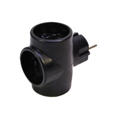 Тройник Toker 3Т черный