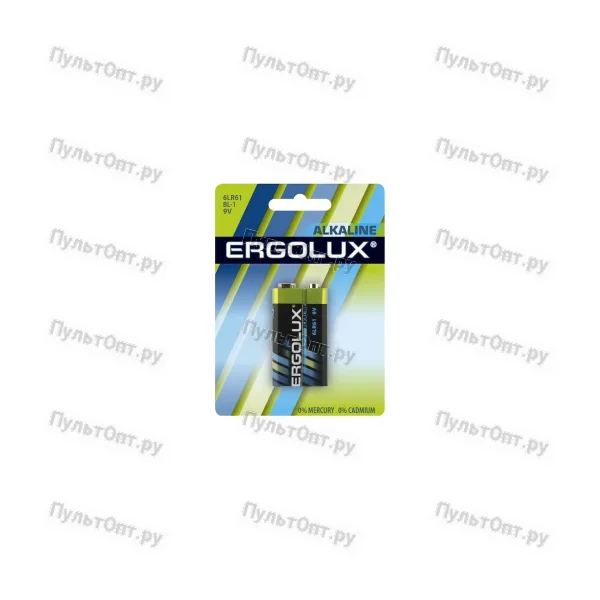 Эл. пит. крона alkaline BL1 Ergolux (12/60)
