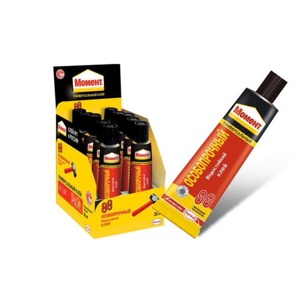 Клей Момент 88 30мл универсальный особопрочный BOX10 шоу-бокс (10)