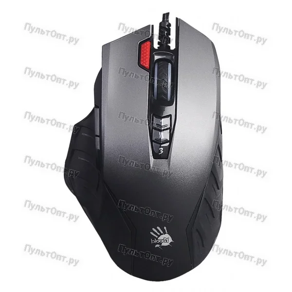Мышь A4 Bloody J95s серый оптическая (8000dpi) USB (9but)
