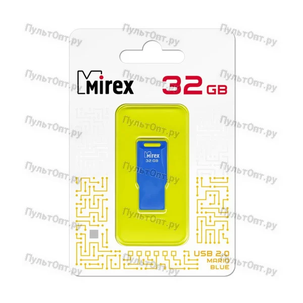 USB 32GB Mirex MARIO синий (ecopack)