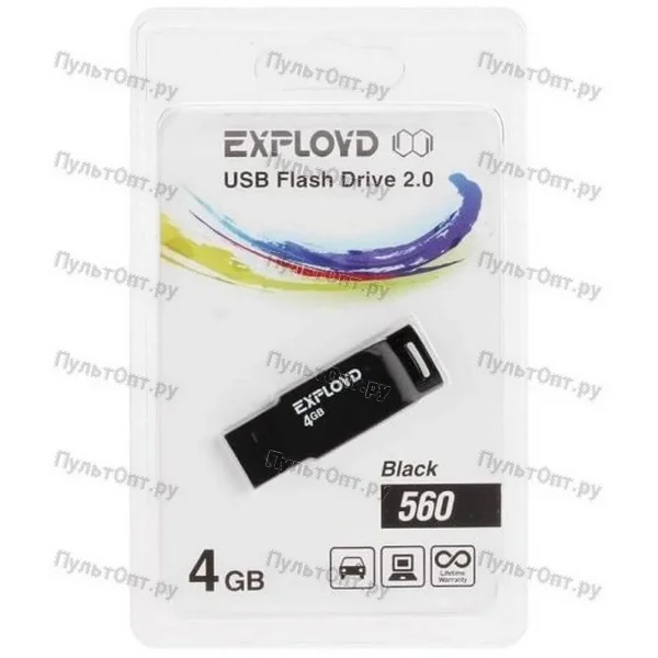 USB 4GB Exployd 560 чёрный