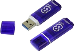 USB 3.0 8GB Smartbuy Glossy темно синий