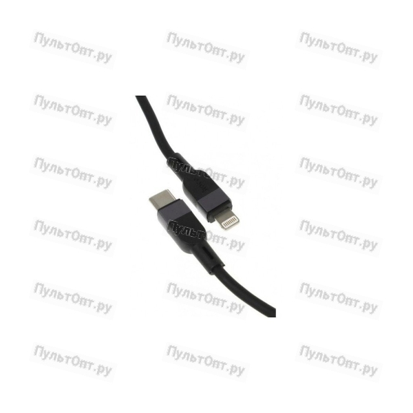 Кабель Hoco X109 Type-C (m)-Lightning (m) 2.0м 27W силикон черный (1/31/310)