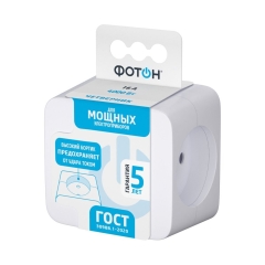 Разветвитель Фотон АМ 16-4 КУБ 4р.Б/З 16A черный (1/10)