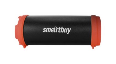 Колонка Smartbuy TUBER MKII, черный/красный, Bluetooth, MP3-плеер, FM-радио (1/18)