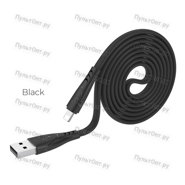 Кабель USB - Type-C Hoco X42 Soft Silicone (черный)