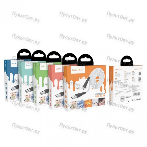 Кабель USB - Type-C Hoco X42 Soft Silicone (черный)