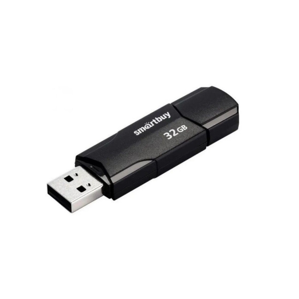 Флеш-накопитель Smartbuy Clue 32GB USB2.0 пластик черный