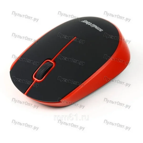 Мышь Smartbuy ONE 368AG, черно/красная, беспроводная