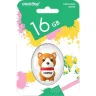 USB 16GB Smartbuy Wild series Собачка Акита коричневый