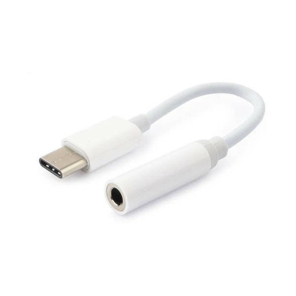Кабель Cablexpert Type-C (m)-Jack 3.5mm (f) 0.15м белый
