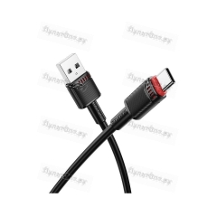 Кабель Borofone BX110 USB (m)-Type-C (m) 1м 3.0A ПВХ черный (1/360)
