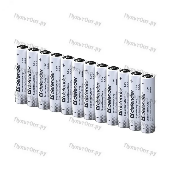 Эл. пит. Defender R03 ААА Zinc S12 (60/2400)