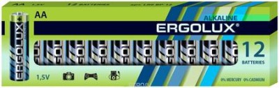 Батарейка Ergolux LR6 AA BL12 Alkaline 1.5V (12/720)