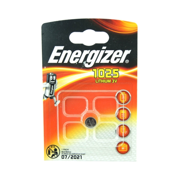 Эл. пит. CR1025 BL1 Energizer (1/10)