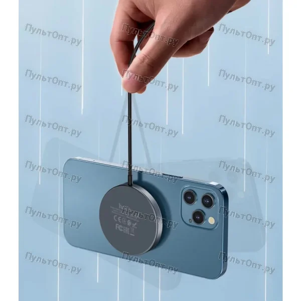 СЗУ CW30 Pro Original series magnetic wireless fast charger (серый)
