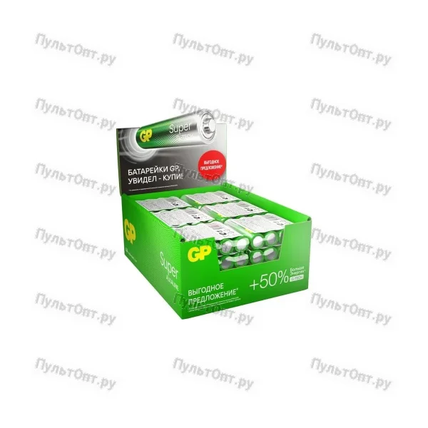 Эл. пит. AA alkaline BOX96 GP Super (96)