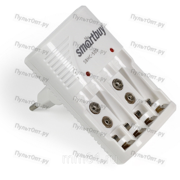 З/У для аккум. Smartbuy 505 (пустое, АА, ААА, 9V)