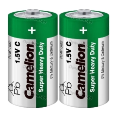 Батарейка Camelion Super R14 C Shrink 2 Heavy Duty 1.5V (2/12/288)