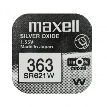 Батарейка Maxell 337 BL1 Silver Oxide 1.55V 0%Hg (1/10/100)