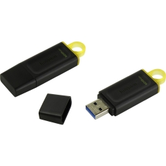 USB 3.2 128GB Kingston DataTravele Exodia чёрный/жёлтый