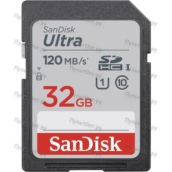 SDHC 32GB SanDisk Class 10 Ultra UHS-I (120 Mb/s)