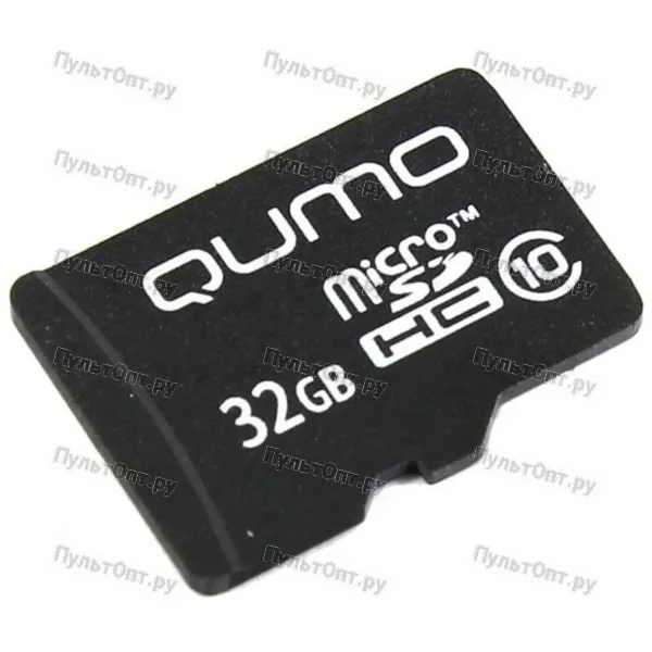 MicroSD 32GB Qumo Class 10 без адаптера
