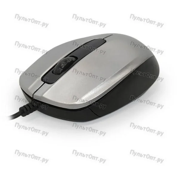 Мышь CBR CM-117, серебро, USB