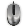 Мышь CBR CM-117, серебро, USB
