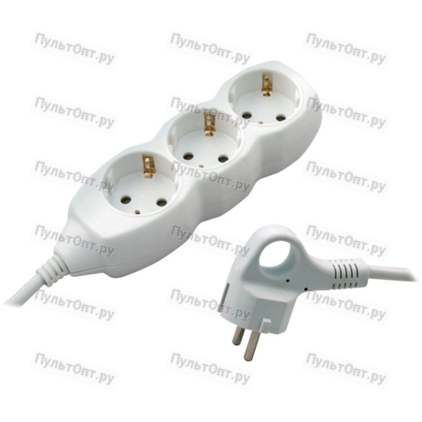 Удлинитель Старт S 3р.С/З 10A IP20 3.0м белый (1/20)