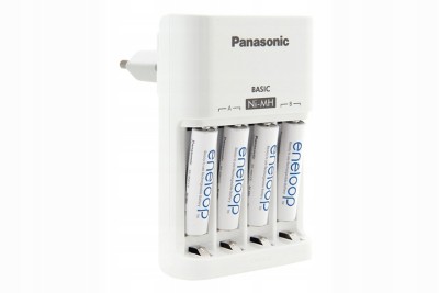 З/У для аккумуляторов Panasonic eneloop Basic Charger AA/AAA 4 слота +4AAA 750mAh (1/8)
