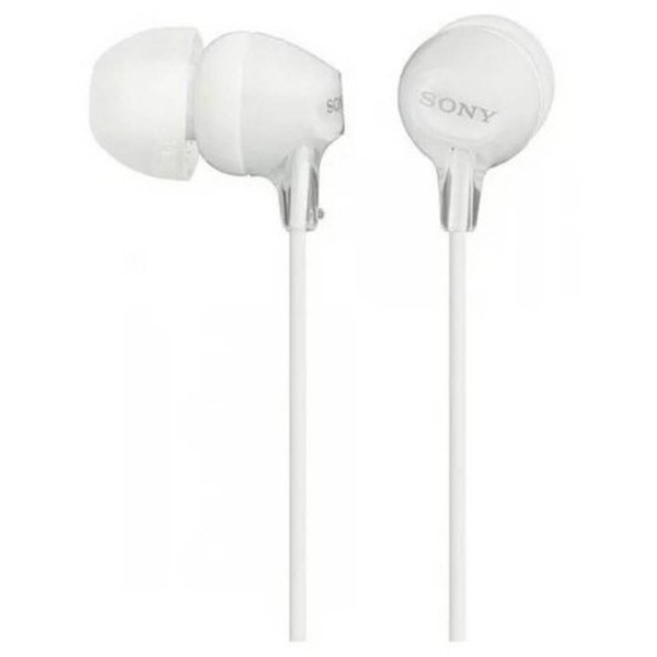 Наушники Sony MDR-EX15LP/W (белые), вкладыши канальные