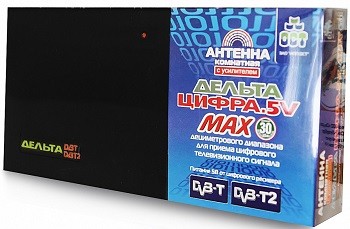 Антенна Дельта ЦИФРА.5V MAX (40)
